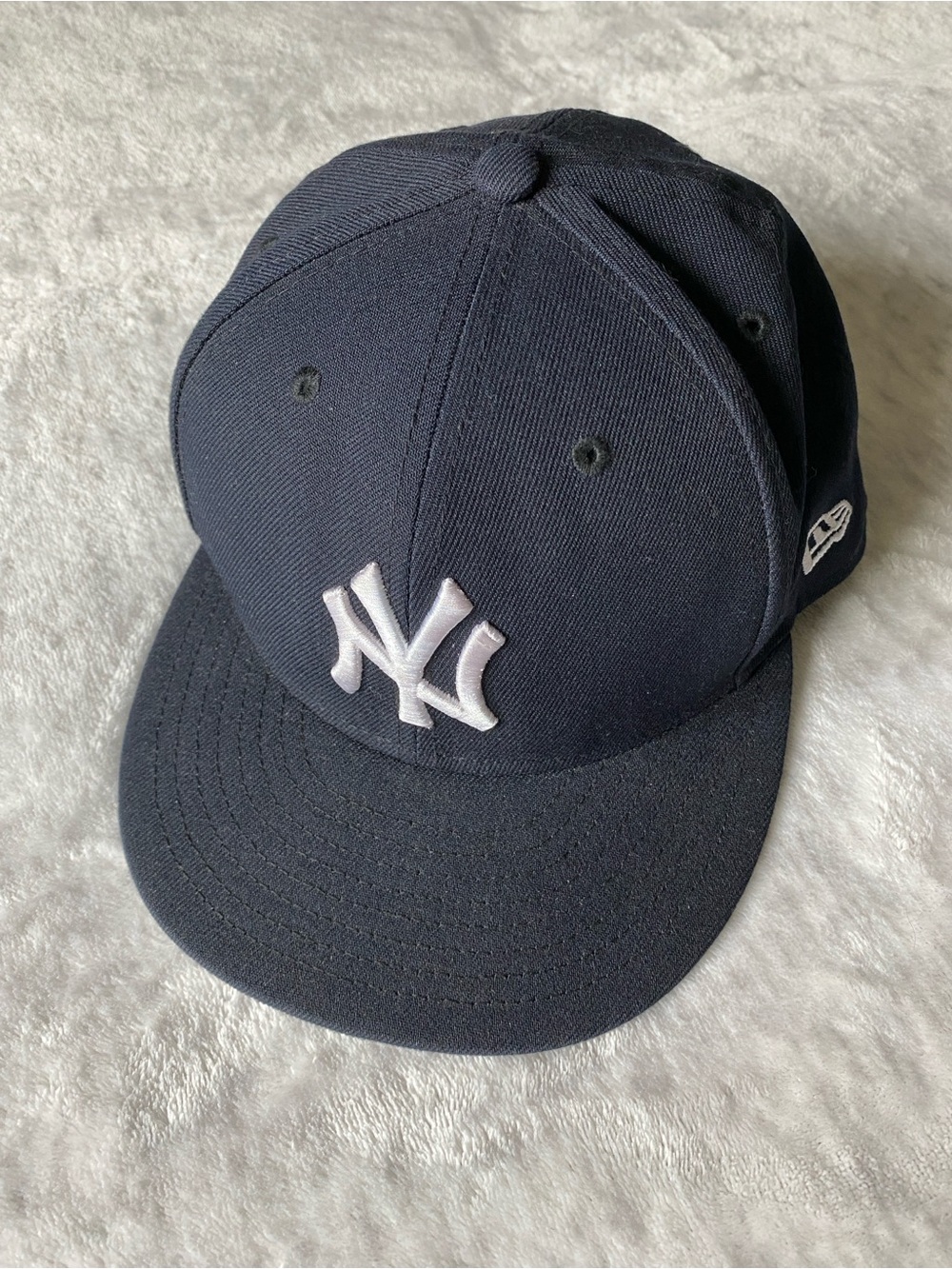New Era New York Yankees 59FIFTY On Field Fitted Hat Navy 7 5/8 NWOT